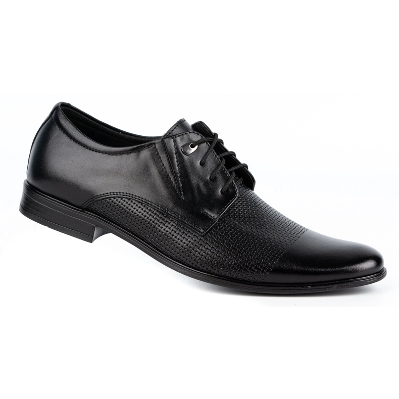 Olivier Scarpe eleganti da uomo in pelle 302T3 nere nero 2