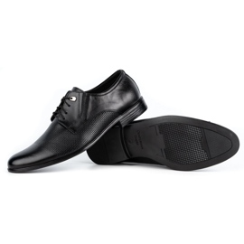 Olivier Scarpe eleganti da uomo in pelle 302T3 nere nero 3