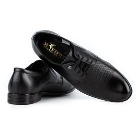 Olivier Scarpe eleganti da uomo in pelle 302T3 nere nero 4