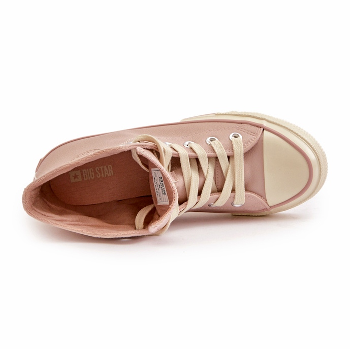 Sneakers Isolanti da Donna in Ecopelle Rosa Big Star OO274933 2
