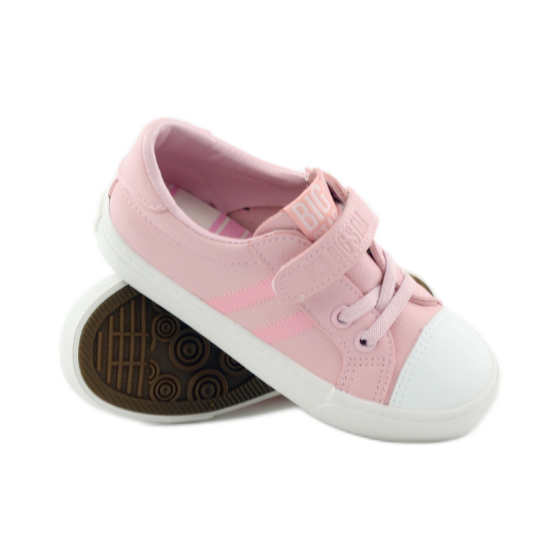 Sneakers sportive rosa Big Star 374038 bianco 3