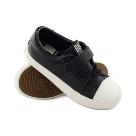 Sneakers sportive nere Big Star 374039 nero bianco 3