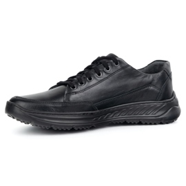 Scarpe in pelle maschile Olivier 928Ma Black nero 1