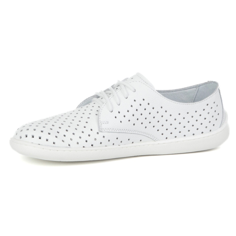 Olivier Openwork minimalista a piedi nudi da donna 1288pol bianco 1