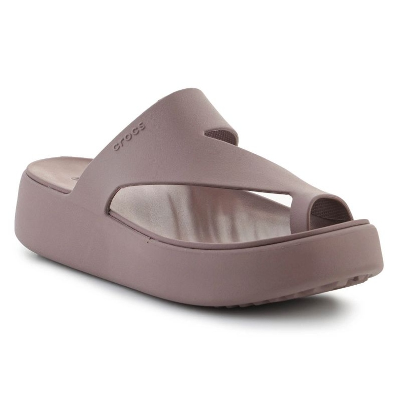 Flip-flops Crocs Vethay Platform Toe Loop 210834-0LF marrone 1