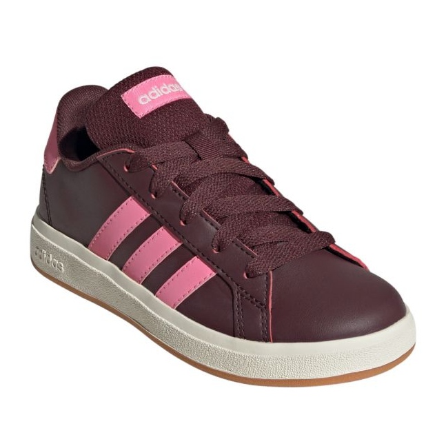 ADIDAS Grand Court 2.0 Lifestyle Tennis Lace-Up JR JR5111 Scarpe rosso 2
