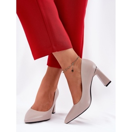 Eleganti pompe sul Vinceza 62221 Barb grigio 2