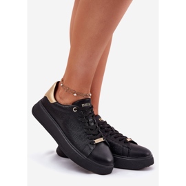 Sneaker femminili con Eco Leather Big Star RR274257 Black nero 1