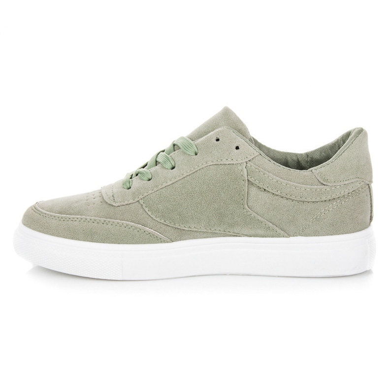 Sneakers sulla piattaforma verde 1