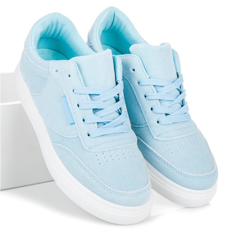 Scarpe Da Ginnastica Sulla Piattaforma blu 2