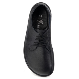 Olivier Sneaker minimaliste da donna a piedi nudi 1288pol nero 1