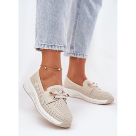 ARTIKER Scarpe in pelle realizzate in pelle naturale sulla piattaforma beige artierista 56c2102 2