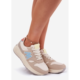 Evento Sneakers Platform da Donna, Beige 1