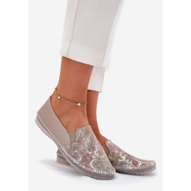 Ballerinas in pelle modellata Maciejka T3512-73 beige 1