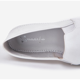 Maciejka Leather Ballerinas T3512-11 Bianco 2