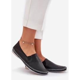 Maciejka Leather Ballerinas T3512-71 Black nero 1