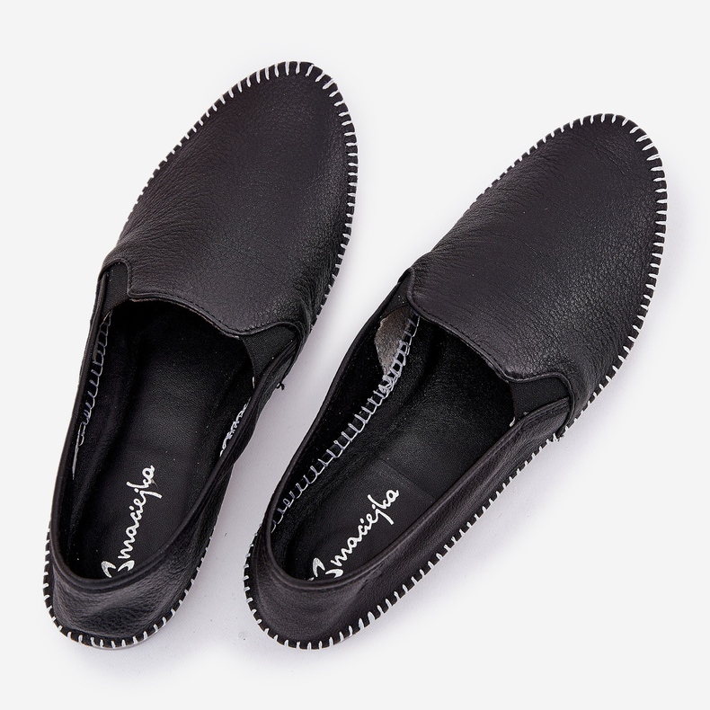 Maciejka Leather Ballerinas T3512-71 Black nero 2