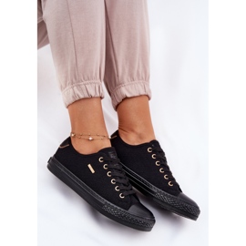 Sneakers materiale da donna Big Star RR274765 Black nero 2