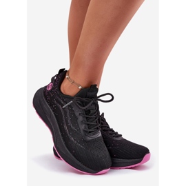 Sneaker sportive sulla piattaforma hi-poolish di Big Star RR274523 nero 1