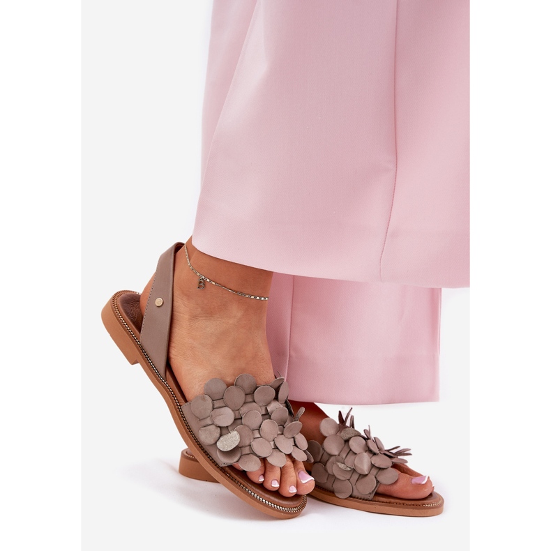 Zazoo Sandali di leve con una nota Wheelsoo insegna 40425 Darege beige 1