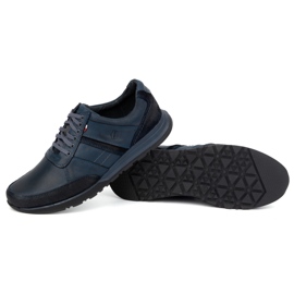 Antex Scarpe stringate da uomo in pelle Sport Style 310GT blu 3