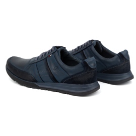 Antex Scarpe stringate da uomo in pelle Sport Style 310GT blu 4