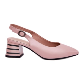 Teli alti femminili con naso appuntito Vinceza 62217 Pink sporco rosa 6