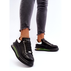 Sneaker Sports Women's Leather's Leather Goe NN2N4030 Black nero 3