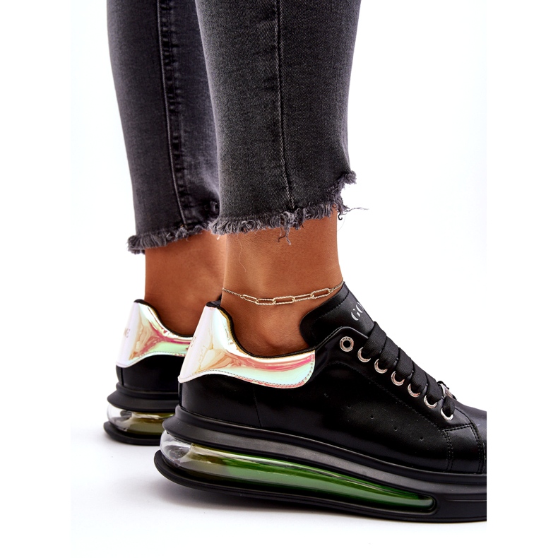 Sneaker Sports Women's Leather's Leather Goe NN2N4030 Black nero 5
