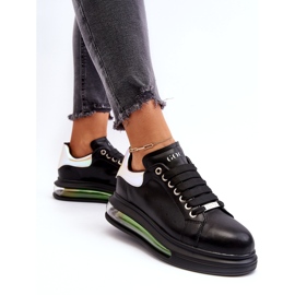 Sneaker Sports Women's Leather's Leather Goe NN2N4030 Black nero 4