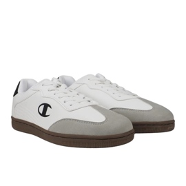 Champion Shoes Prestige Mix Materiale a basso taglio S22330 WW001 bianca 1