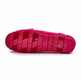 Mocassini da donna in ecopelle scamosciata Big Star NN274934 Memory Foam System Fucsia rosa 3