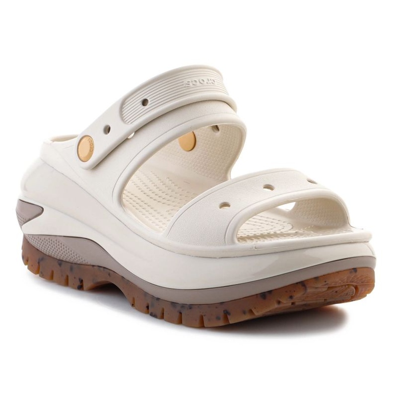 Crocs classic mega cofino chogo 207989-214 flip-flops beige 1