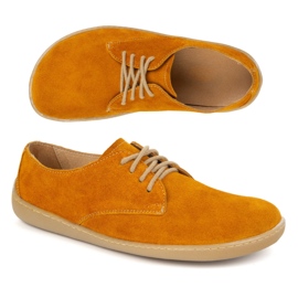 Olivier Sneaker minimaliste a piedi nudi da donna 1288pol giallo 1