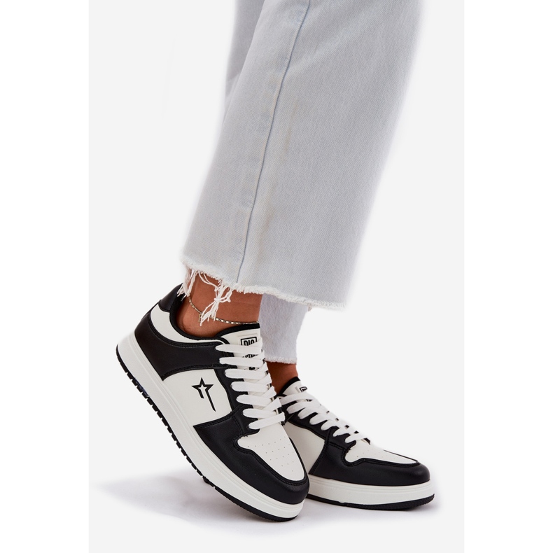 Sneaker da donna Big Star RR274A240 Sistema bianco e nero hi-poli 1