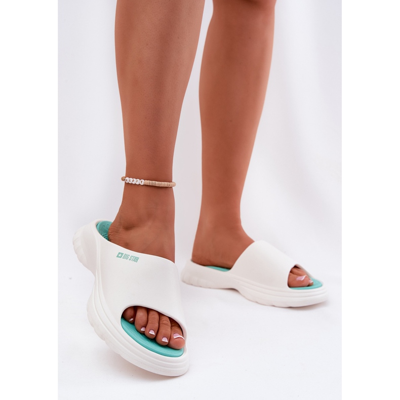Big Star RR274A586 Flap di schiuma femminile bianco 2