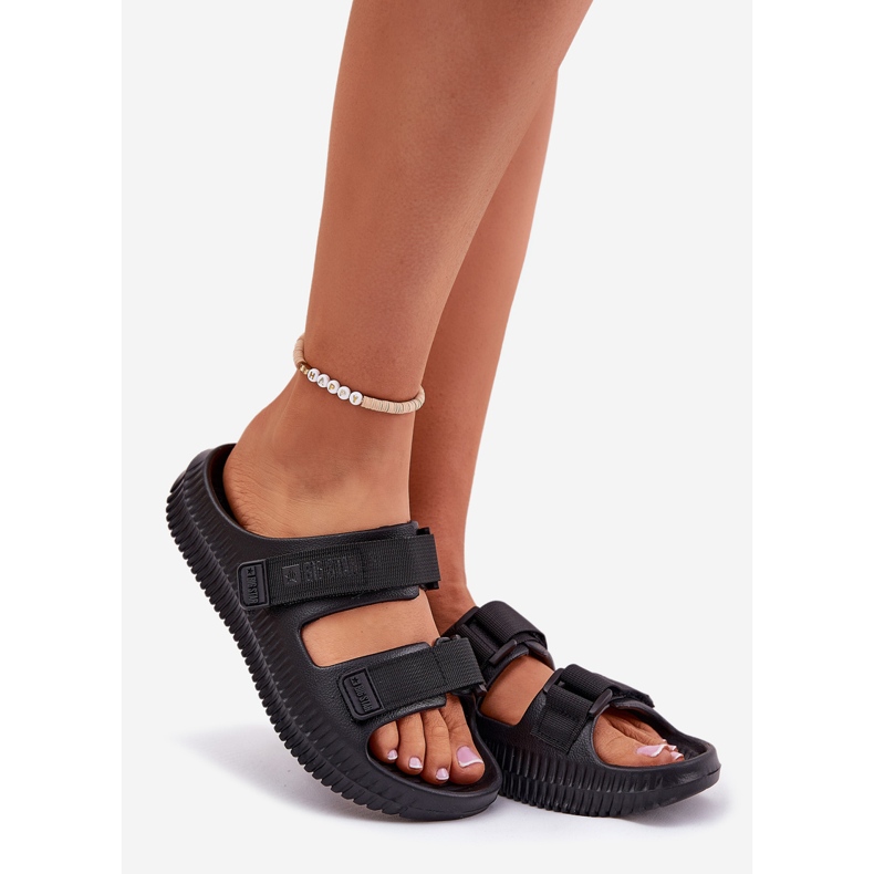 Flip di schiuma femminile con Big Star RR274A527 Velcro nero 1