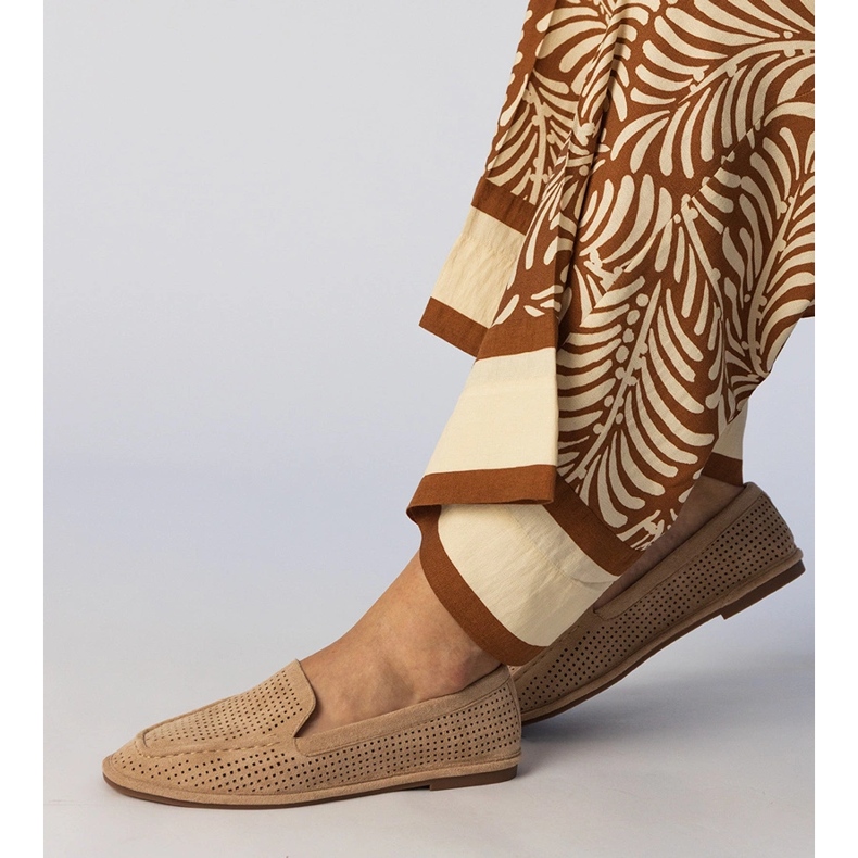 Felers Openwork Khaki da Ekozamszu beige 1