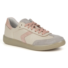Sneaker in pelle da donna Olivier N1091 beige 1