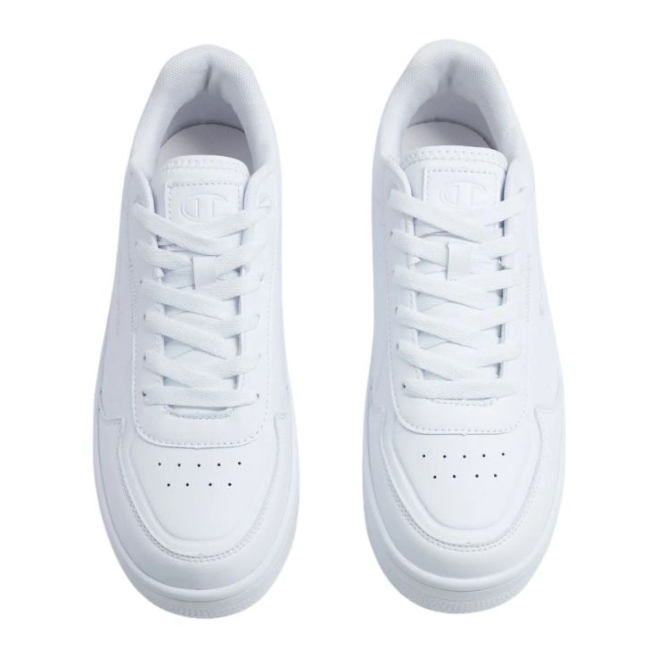 Champion Shoes Rd18 Platform Shoe a basso taglio S11473 WW001 bianca 1