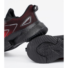 Vico Scarpe sportive nere e rosse rosso 1