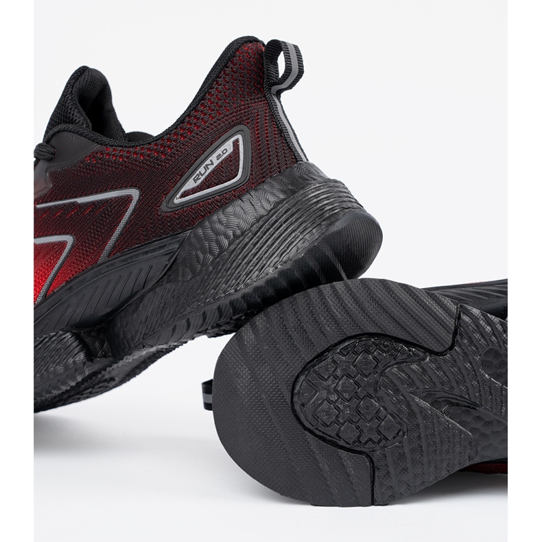 Vico Scarpe sportive nere e rosse rosso 1