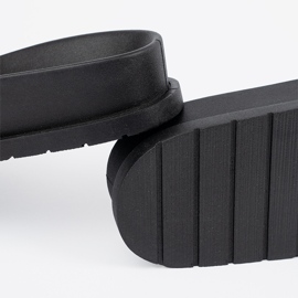 Seastar Flip-flop nere e marroni con decorazione nero 1