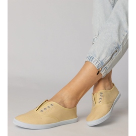 Sneakers slip-on in tessuto grigio 2