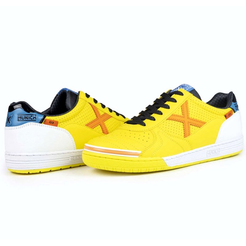Munich Menich G-3 Profit Sport 419 in 3111419 Scarpe da calcio da uomo maschile giallo 2