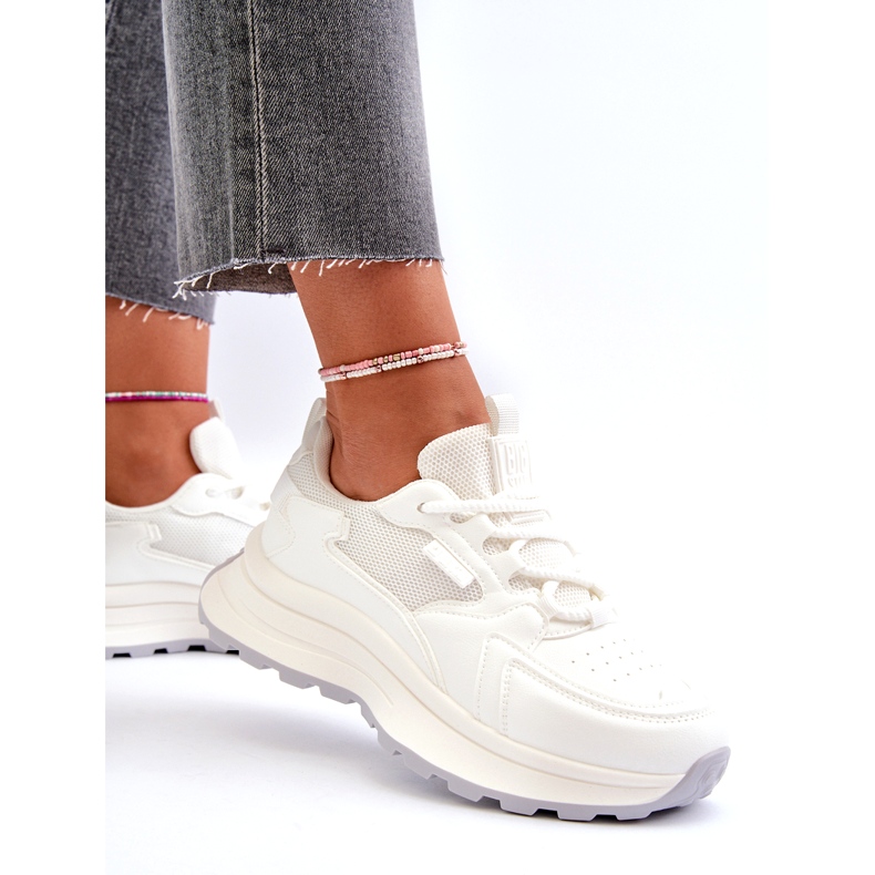 Scarpe da ginnastica da donna Big Star con sistema HI-POLY NN274A107 Bianco bianca 1