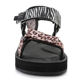 Sandali D.Franklin Forest High Strips Stampa animale DFSH404002-ABLA nero 1
