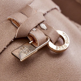 Mocassini per inserire in pelle grigia beige 2