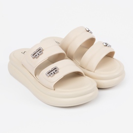 Seastar Luce -Beige Flip delle donne sulla piattaforma 1