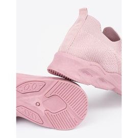 Scarpe sportive calze rosa 1